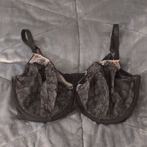 Smart & Sexy Black Lace Full Coverage Bra